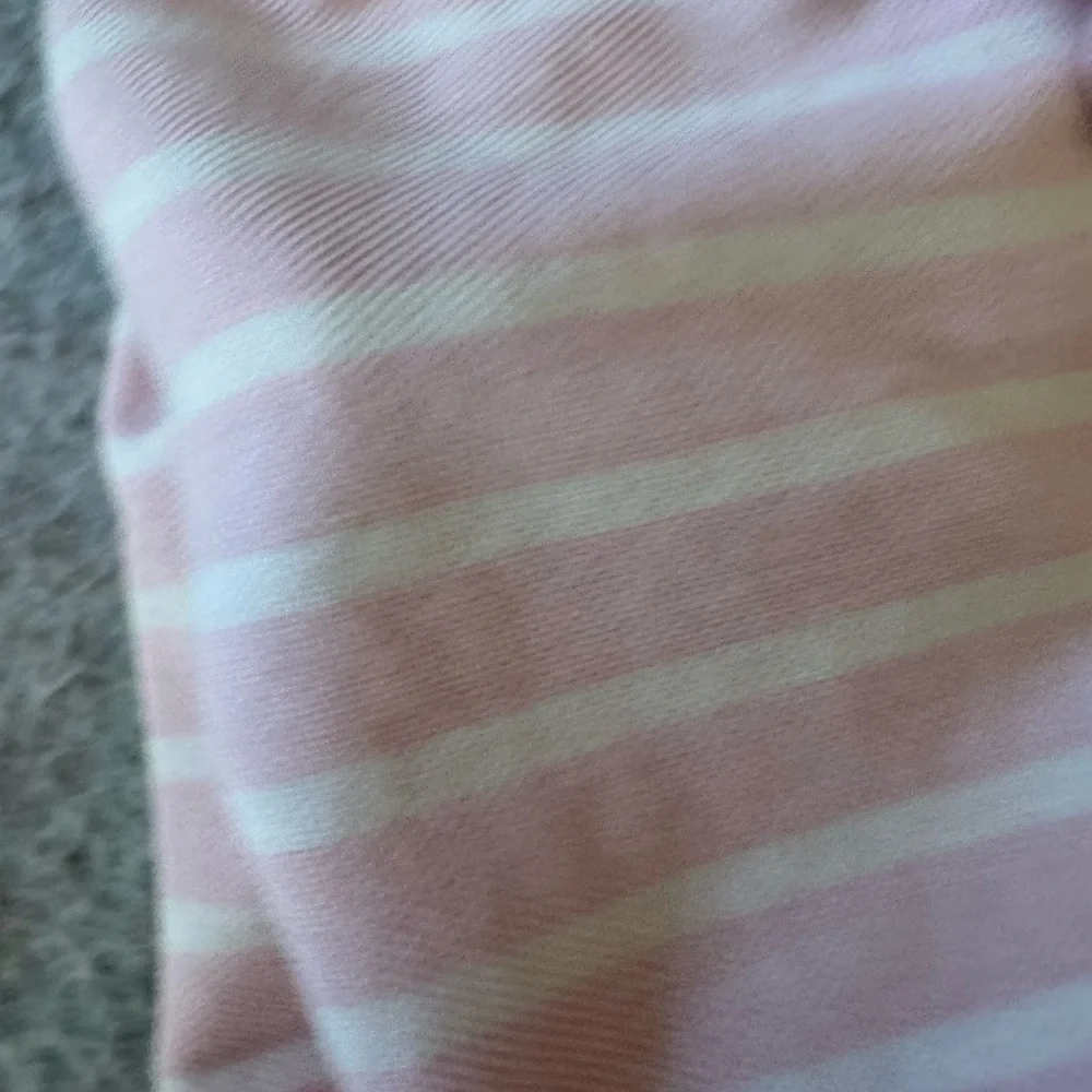Ralph Lauren Vintage Pink & White Knit Oxford Polo 2XLT